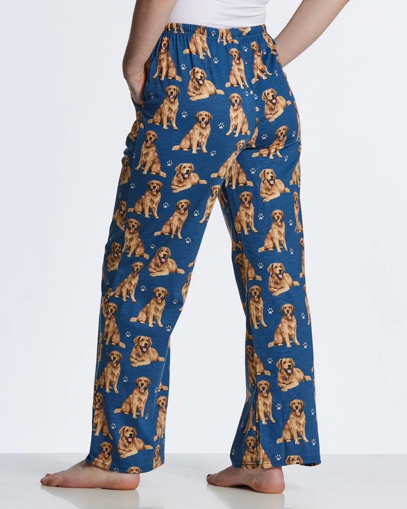 Unisex Golden Retriever Pyjamas two sizes Two Woofs